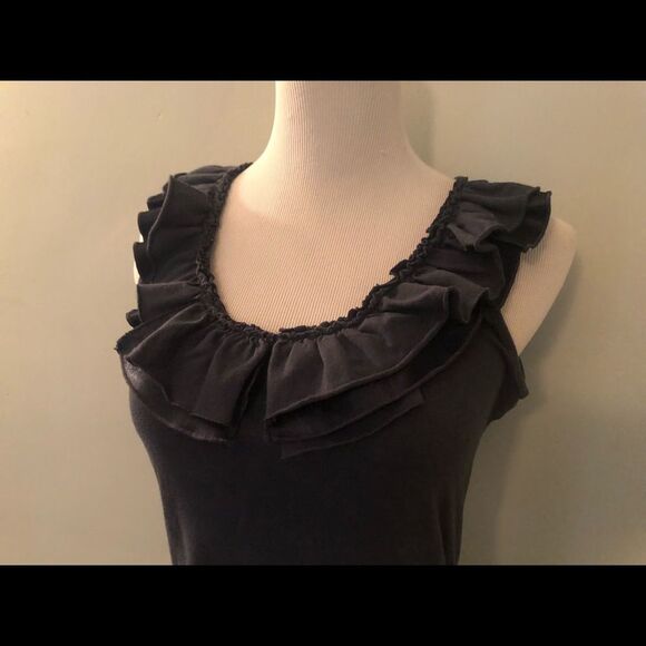 Old Navy Blue Cotton Blend Cotton Blend Top Sz: XS - Picture 6 of 8